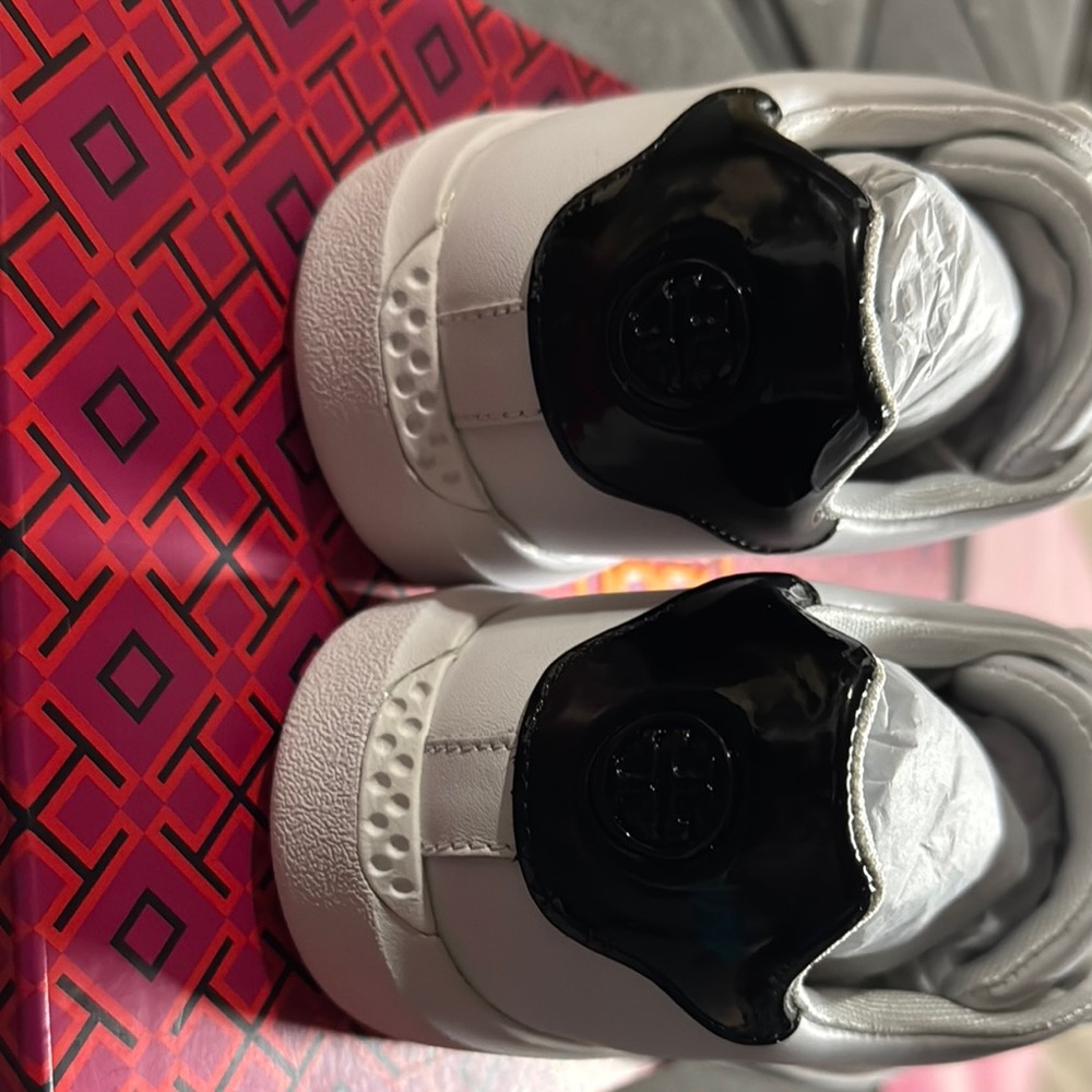 Tory Burch White Sneakers - Picture 3 of 6